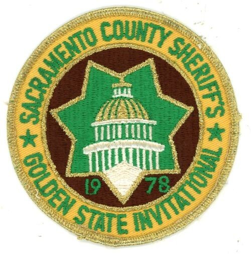 CALIFORNIA CA SACRAMENTO COUNTY SHERIFF COMBAT 1978 NICE SHOULDER PATCH POLICE