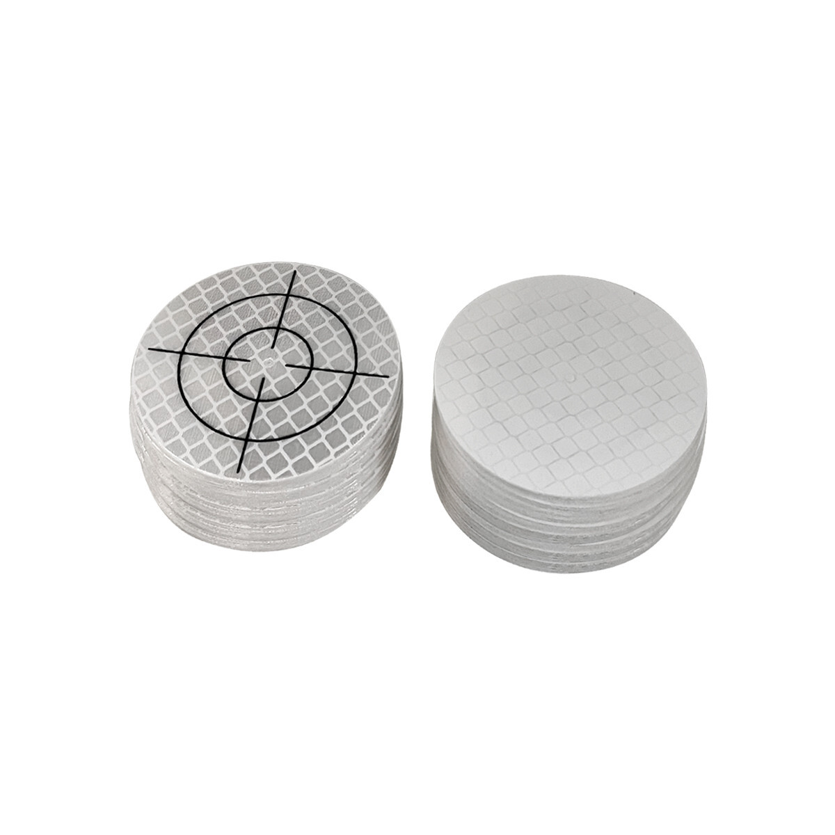 100PCS CIRCLE REFLECTOR SHEET 30X30MM REFLECTIVE TAPE TARGET (CUSTOMIZABLE)