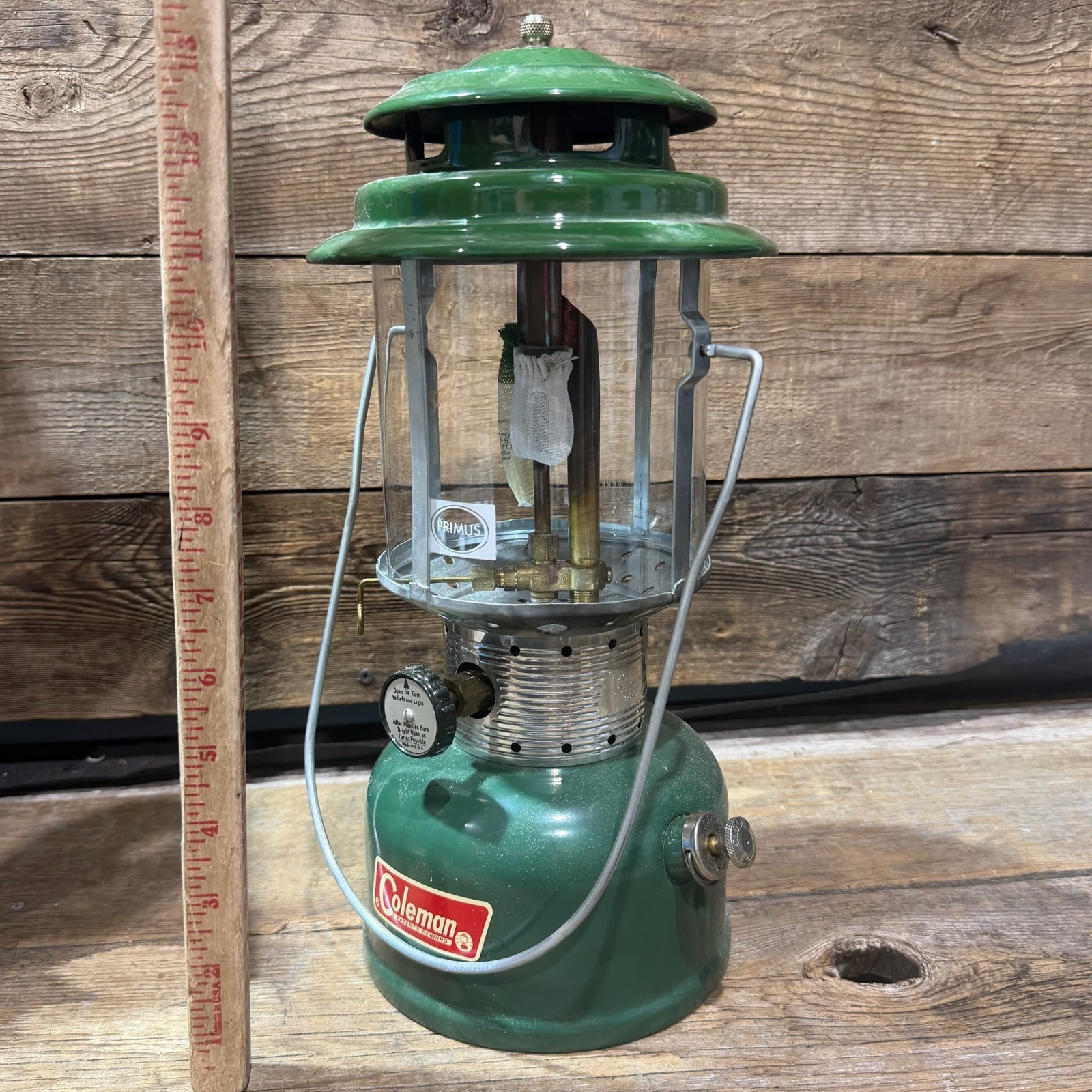 1966 Coleman, Model 220F Double Mantle Lantern, In Box