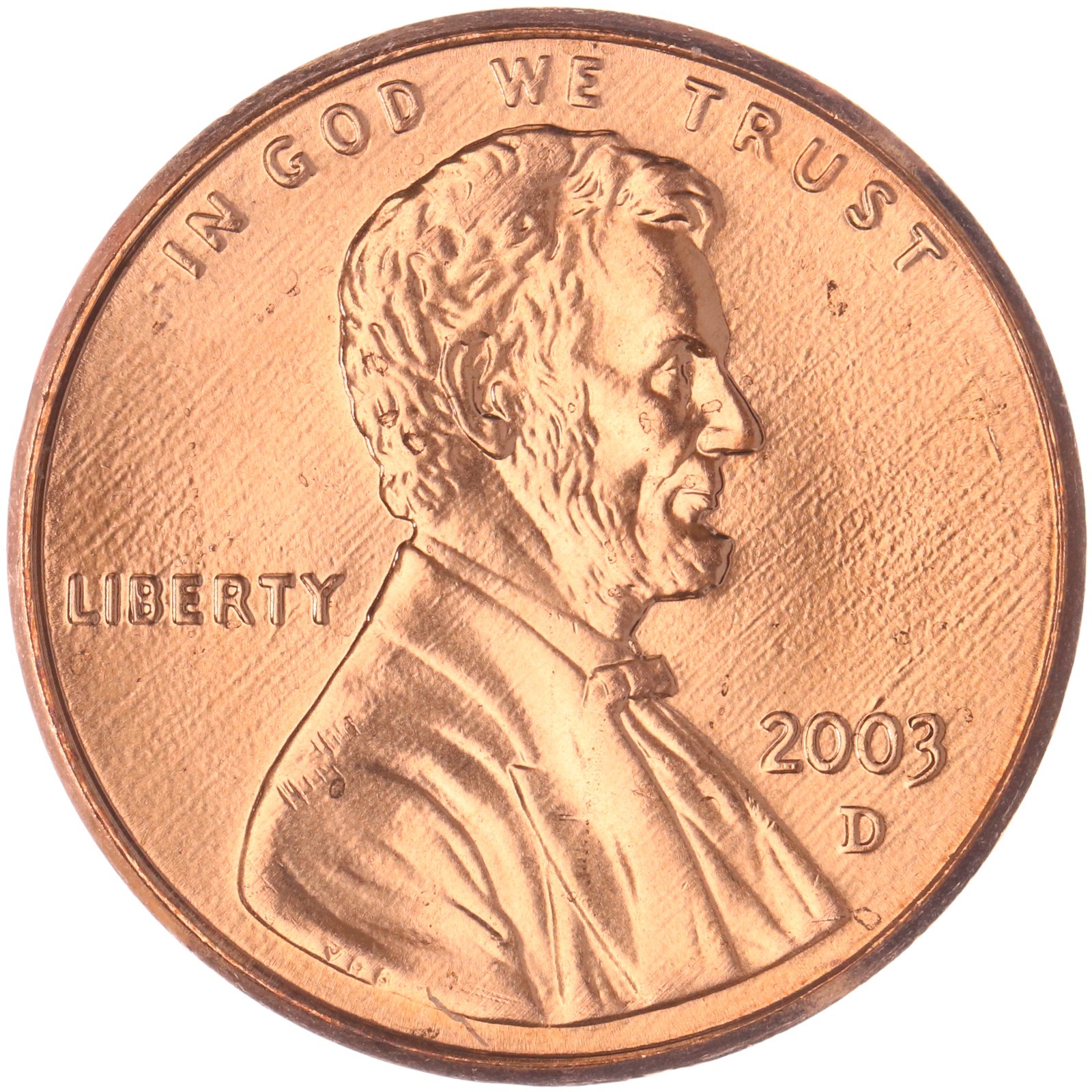 2003 D Lincoln Memorial Cent BU Penny