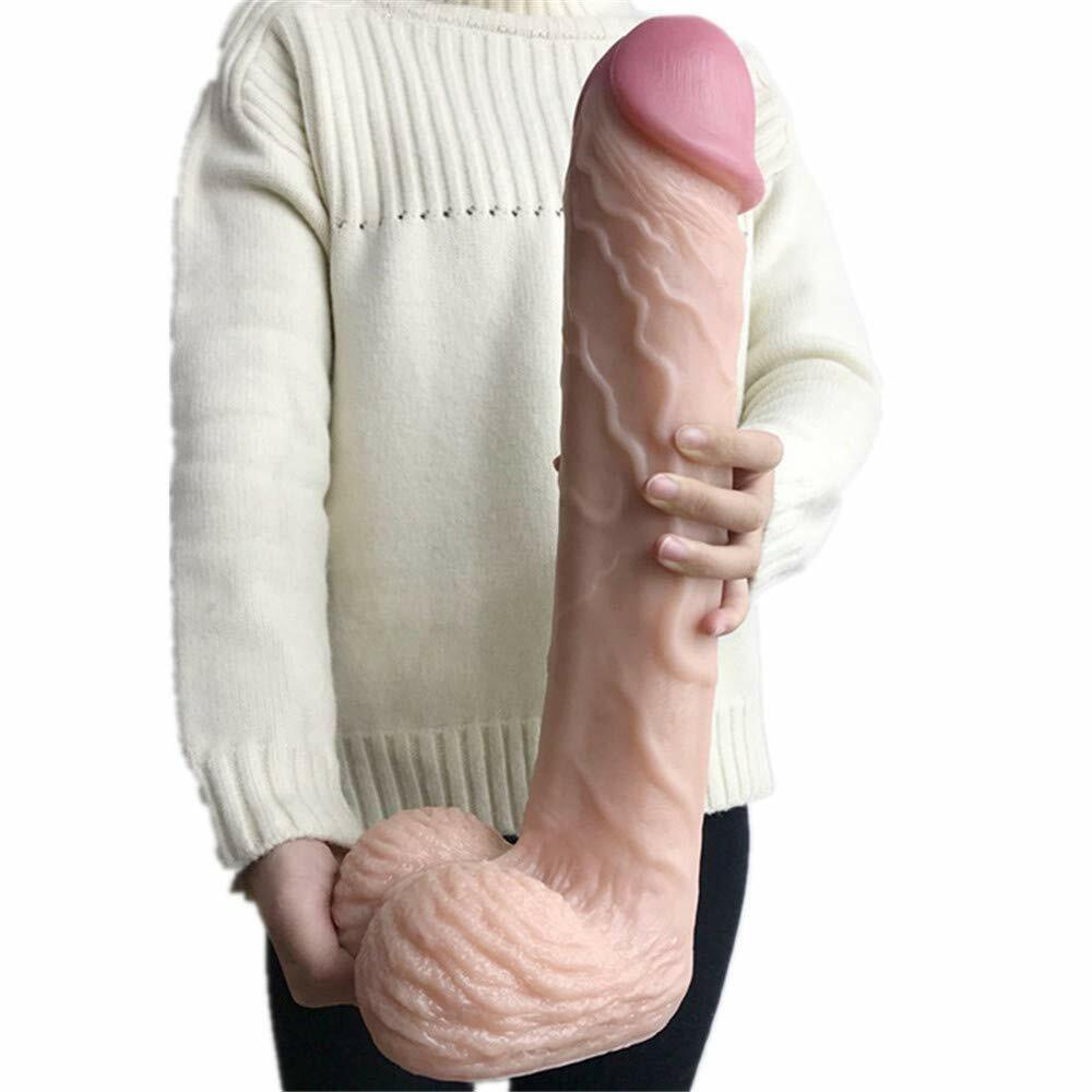 16"*2.95" Extreme King Cock Penis Dildo Giant Thick Girth Dong Women Sex Toy