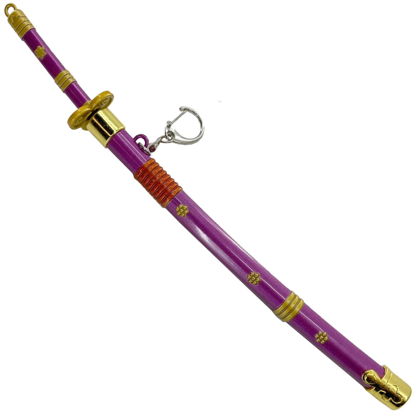 Spring Action Popup Mini Katana Keychain Zoro Enma Edition - Overall 9"