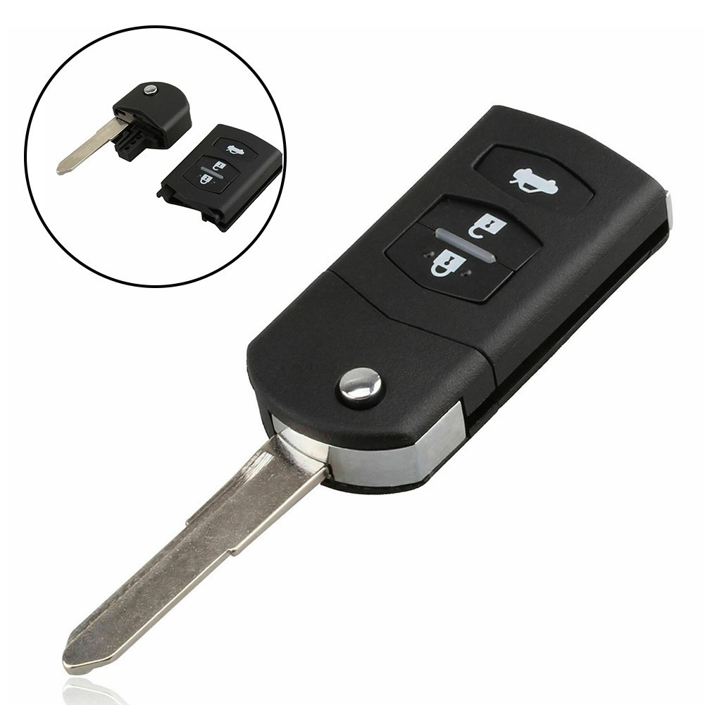 2005-2012 For Mazda 3 Car Key Shell 2005-2012 For Mazda 6 3 Button High Quality