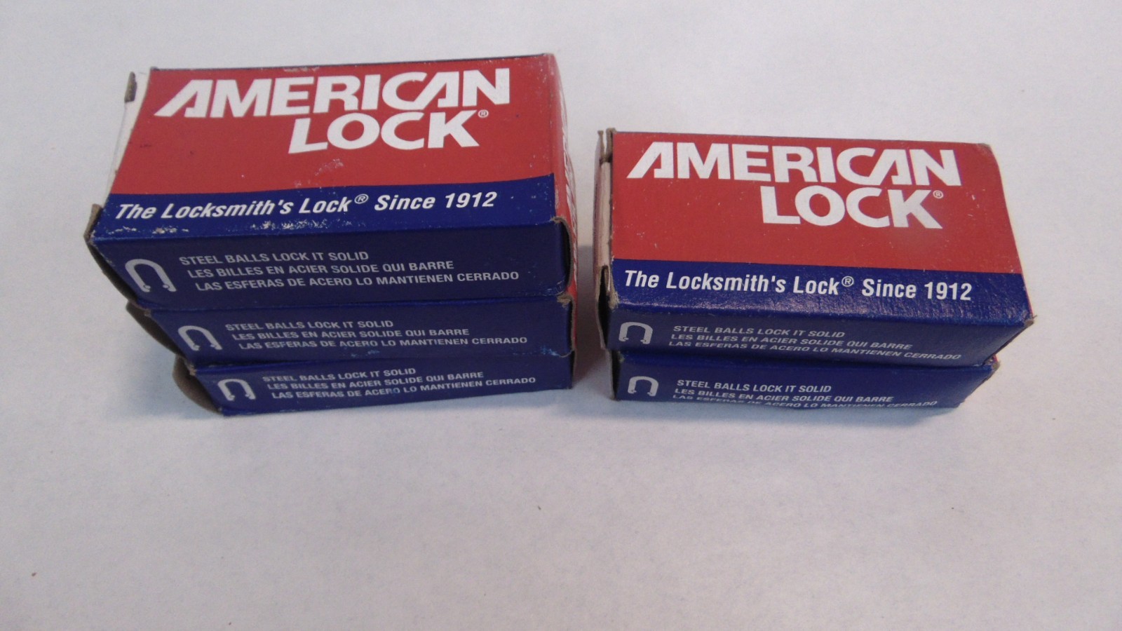 5 AMERICAN LOCK ALUMINUM LOCKOUT PADLOCK KEYED DIFFERENT A1106 GREEN