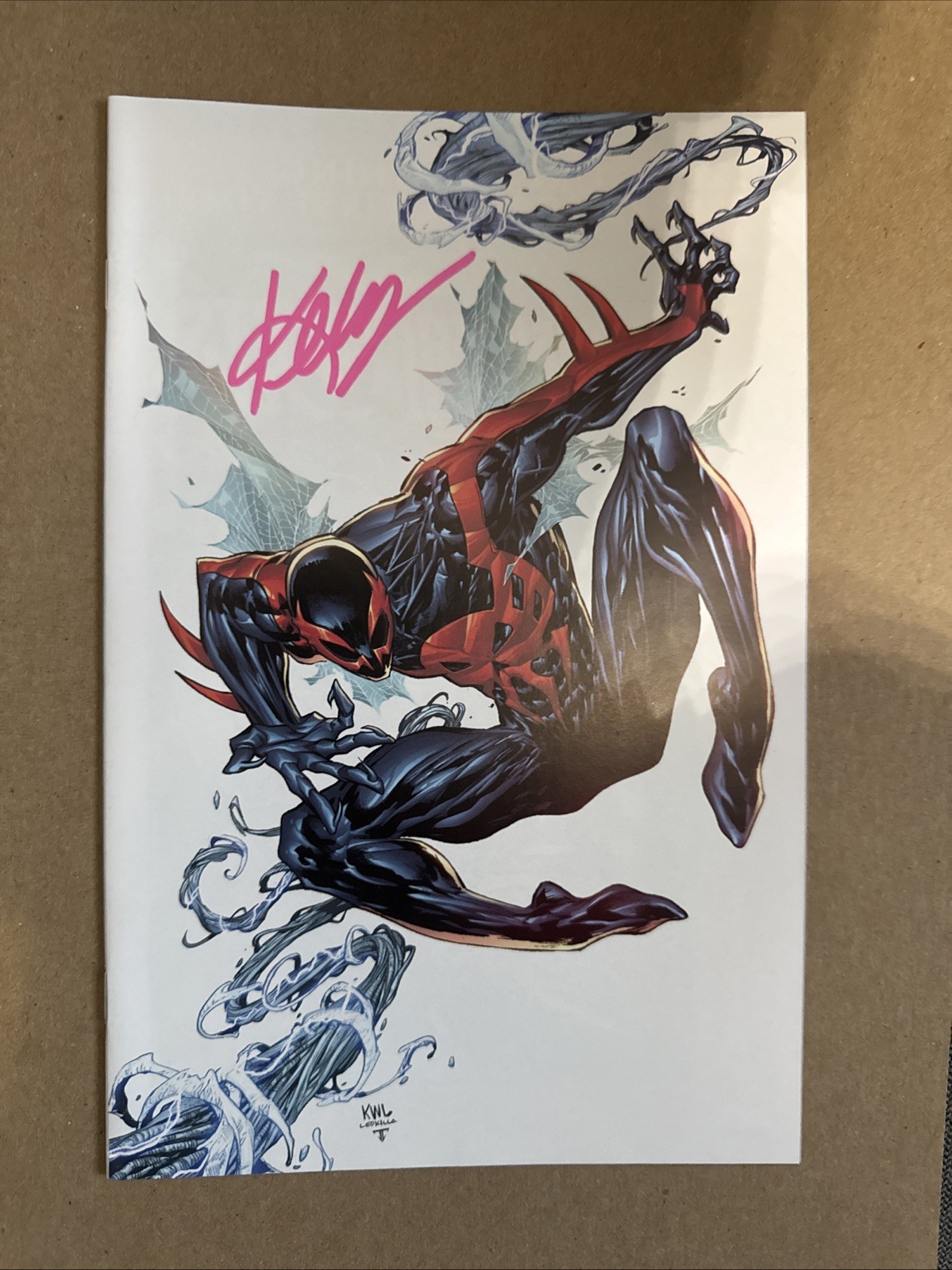 Spider-Man 2099 Exodus Alpha #1 Virgin Variant Ken Lashley Signed NM