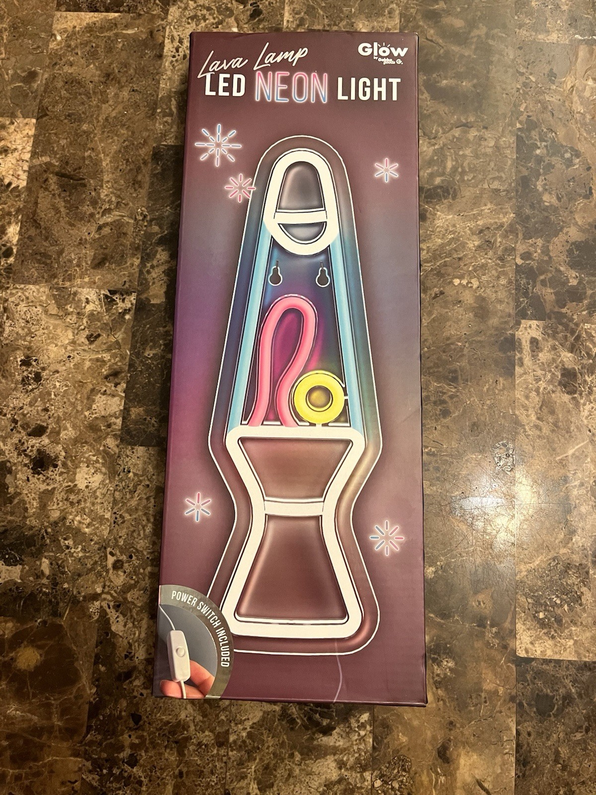 New Unopened Lava Lamp Led Neon Light Glow By Gabba Goods G