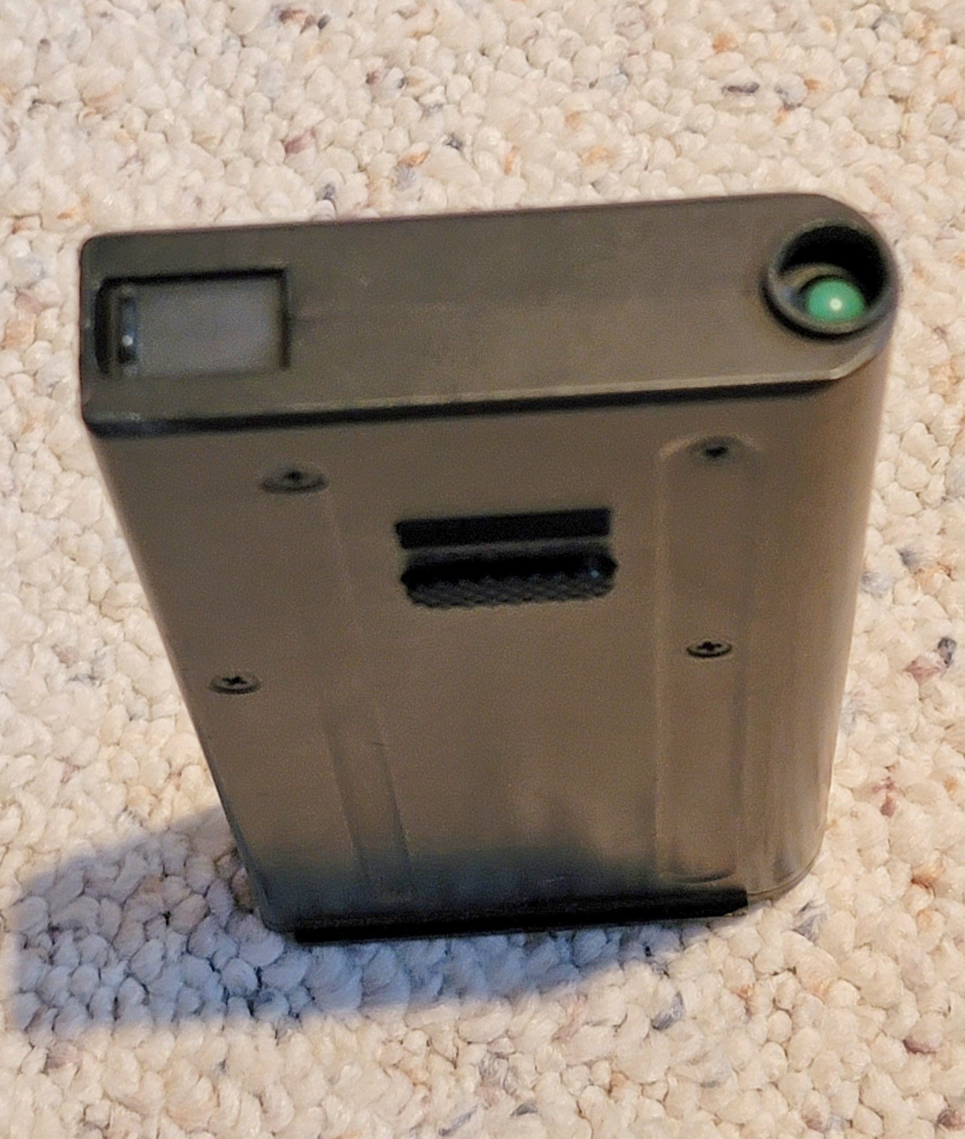Airsoft Magazine Replica Hi Cap Spare Clip BB Capacity Black Winder Bottom Read