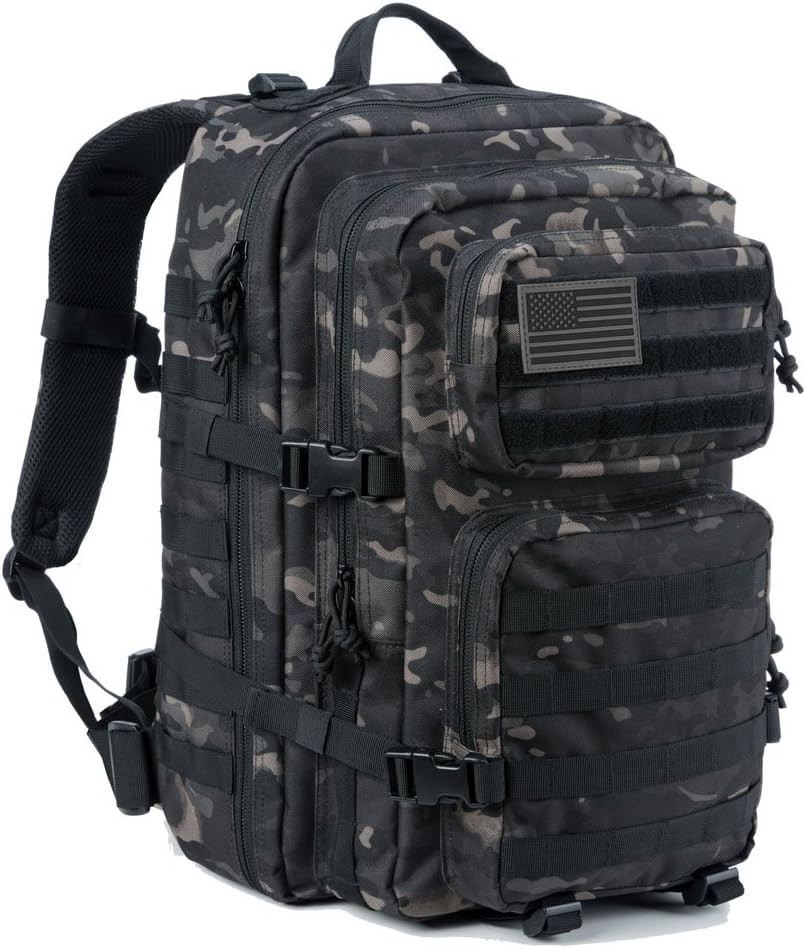 Military Tactical Backpack Large Army 3 Day Assault Pack Molle Bag Backpacks ...