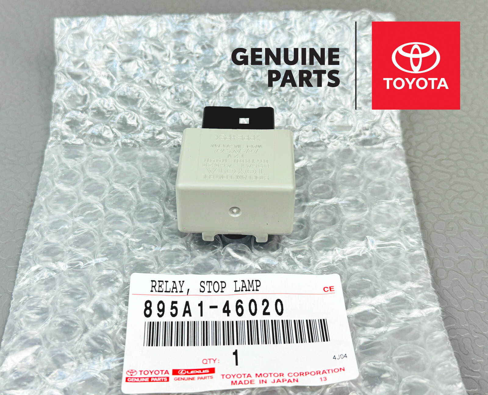 895A1-46020 GENUINE LEXUS 2010-2014 GX460 RELAY, STOP LAMP 895A146020 NEW OEM