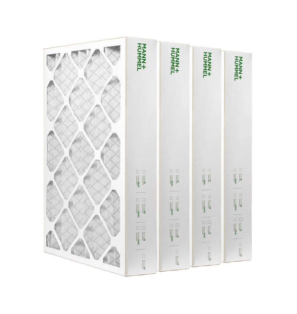 16x20x4 MERV 8 Pleated AC Furnace Air Filters. 4 Pack (Actual Depth: 3-3/4")