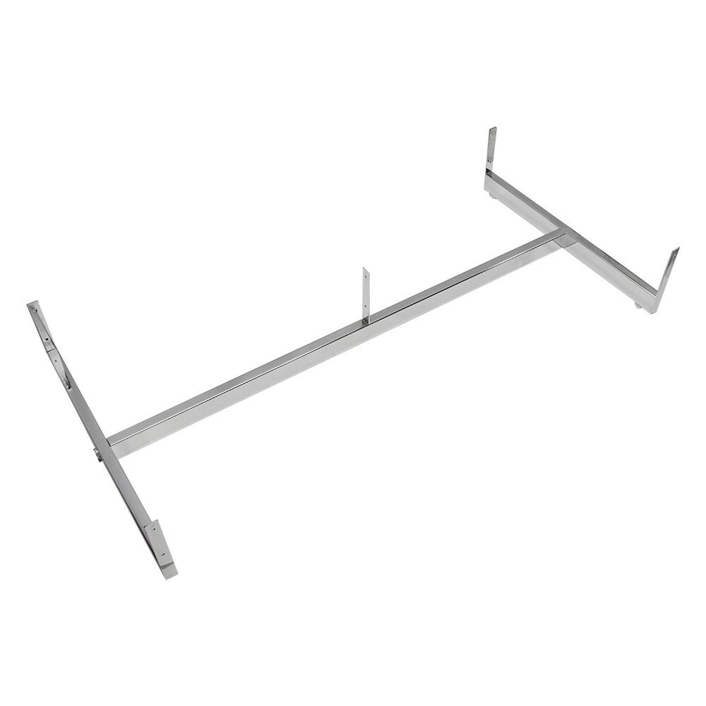 Grid Panel Retail Fixture Gondola Base Floor Stand Display Gridwall Chrome 50x25