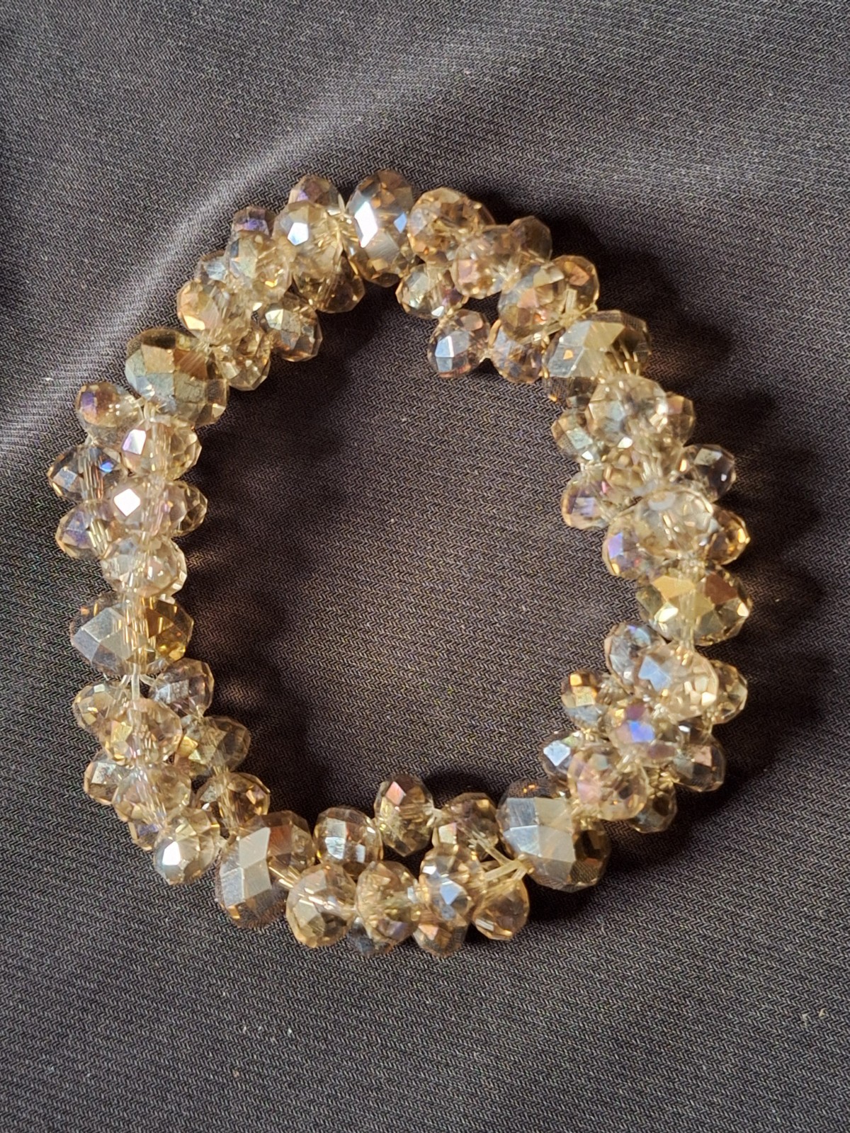 Crystal Beaded Stretch Bracelet