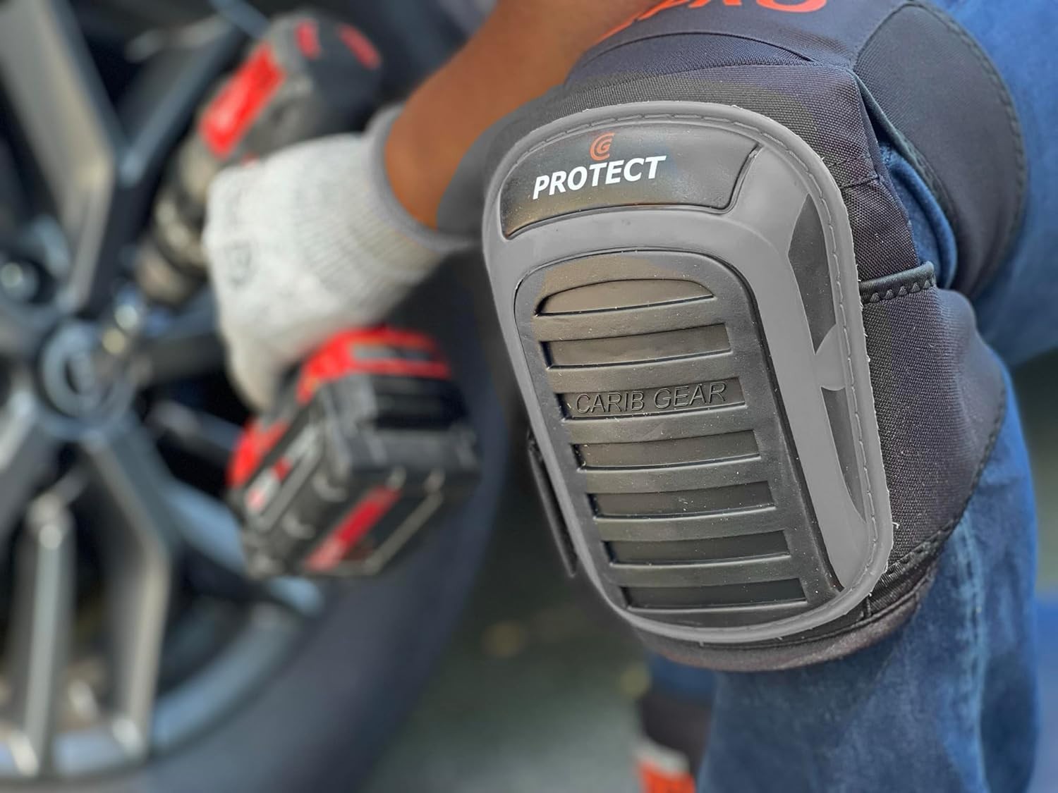 Men's Professional Construction Knee Pad for Work - Heavy Duty Pad, Extra Thi...