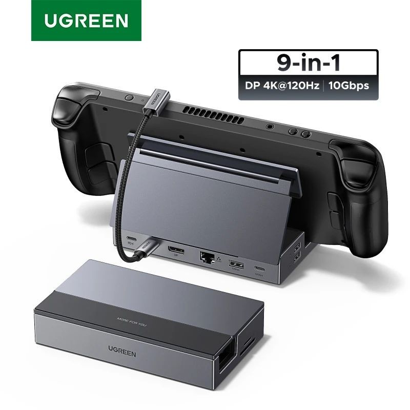 UGREEN USB C Dock 4K DP Hub for Steam Deck ROG Ally Legion