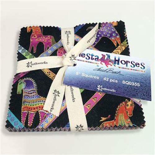 Laurel Burch**FIESTA HORSES**CHARM PACK~SUPER SALE!!!