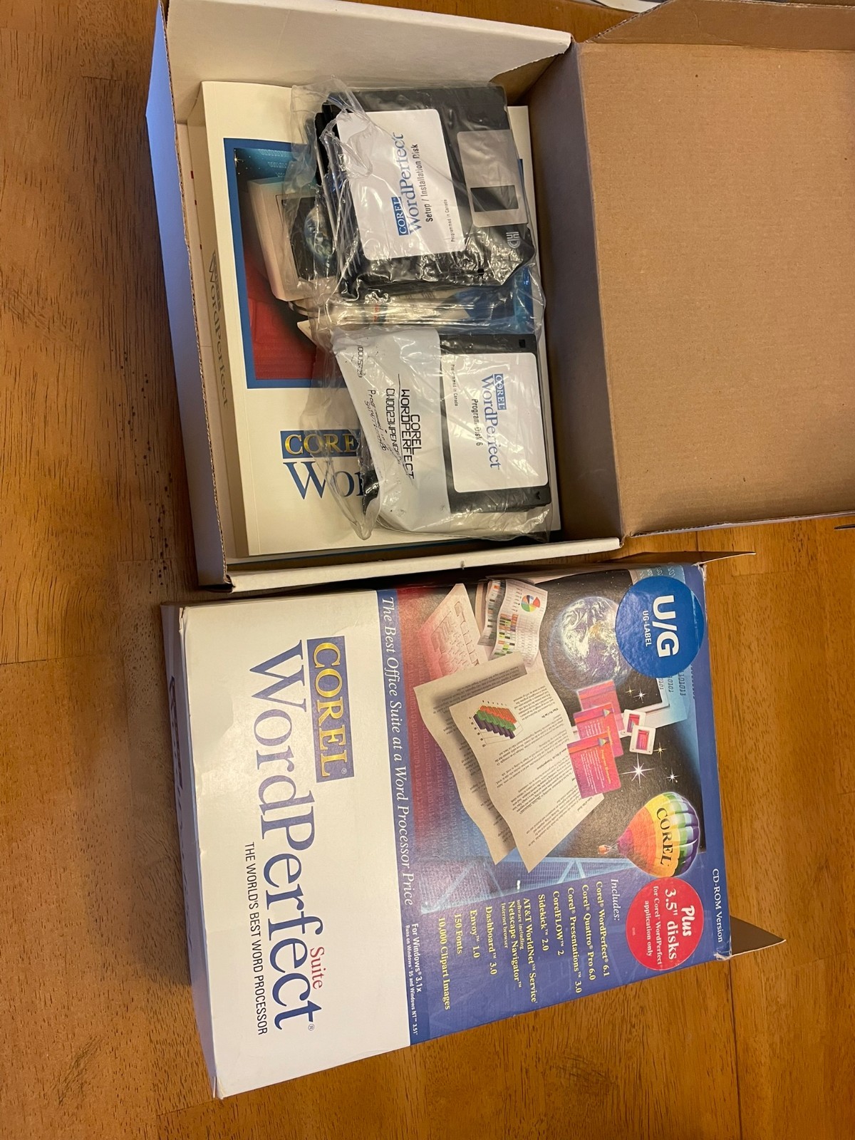 COREL Wordperfect Suite 6.1 in box with discs