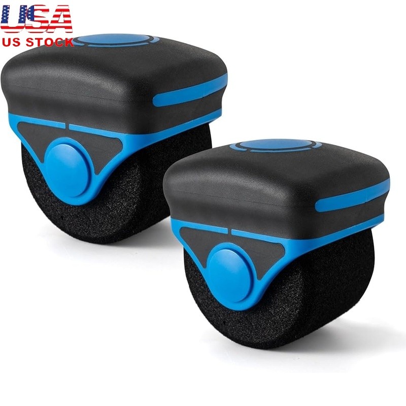 Vinyl Roller Tool 2PCS Sponge Foam Wheel Seam Roller Heat Resistant Handle New