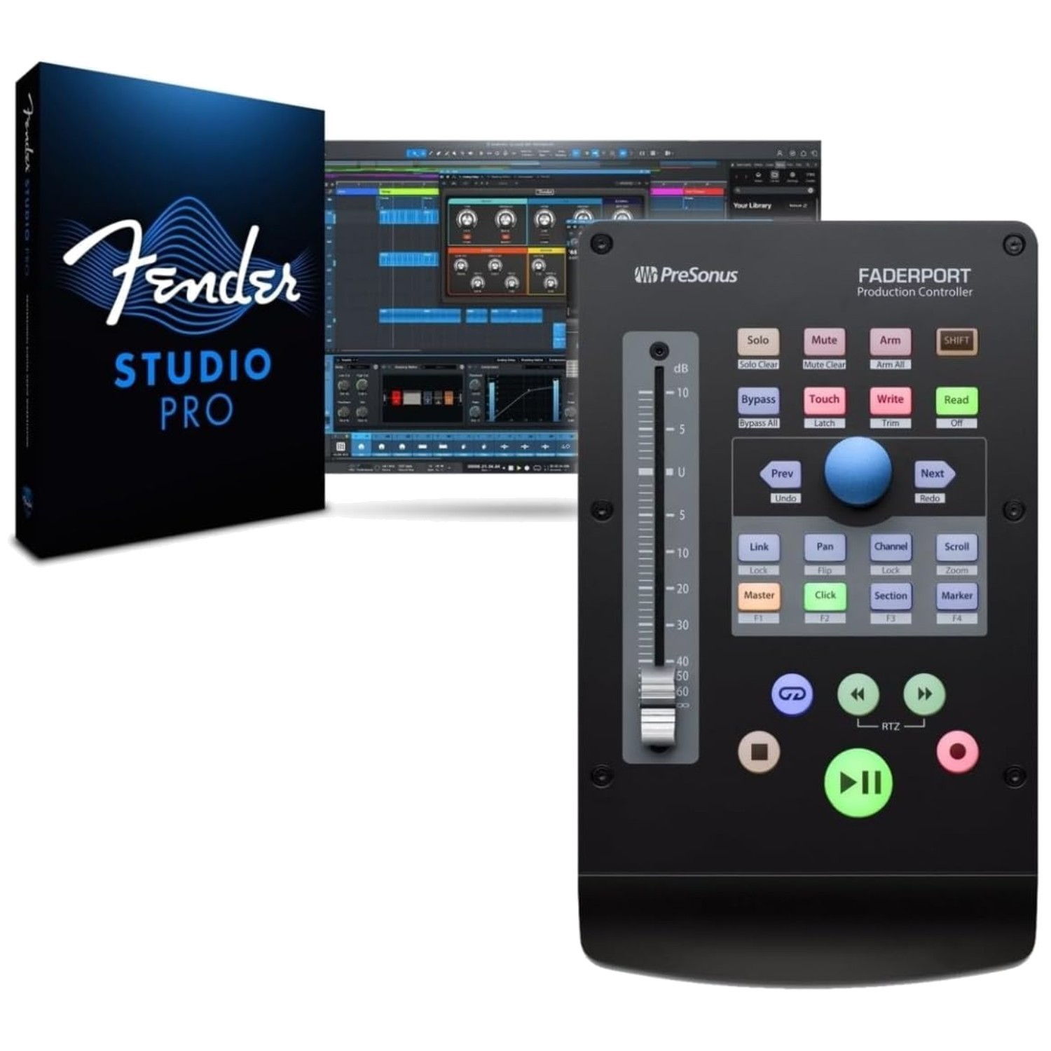 FaderPort DAW Controller with Touch-sensitive Fader