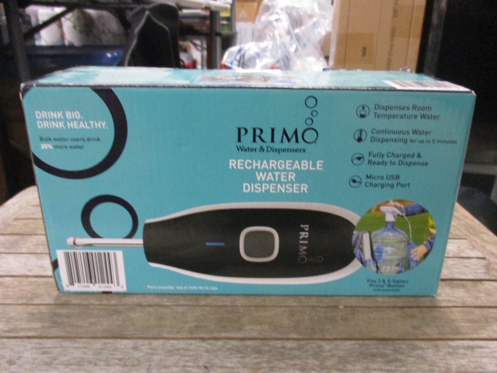 Primo Electronic Rechargeable Water Dispenser NOB