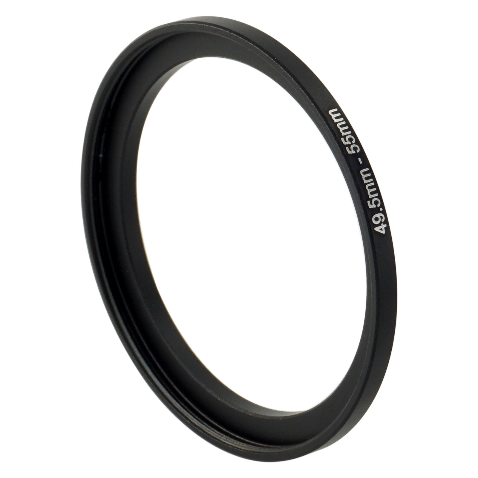 49.5-55 Step Up Filter Ring 49.5mm x0.5 Male to 55mm x0.75 Female Lens adapter