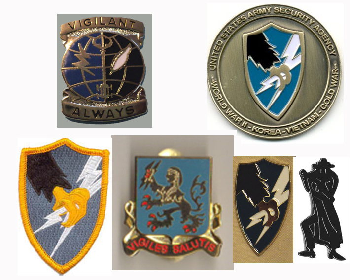 Army Security Agency ASA Shadowbox SPECIAL-Coin-PINS-Patch-Sticker  LFCF!