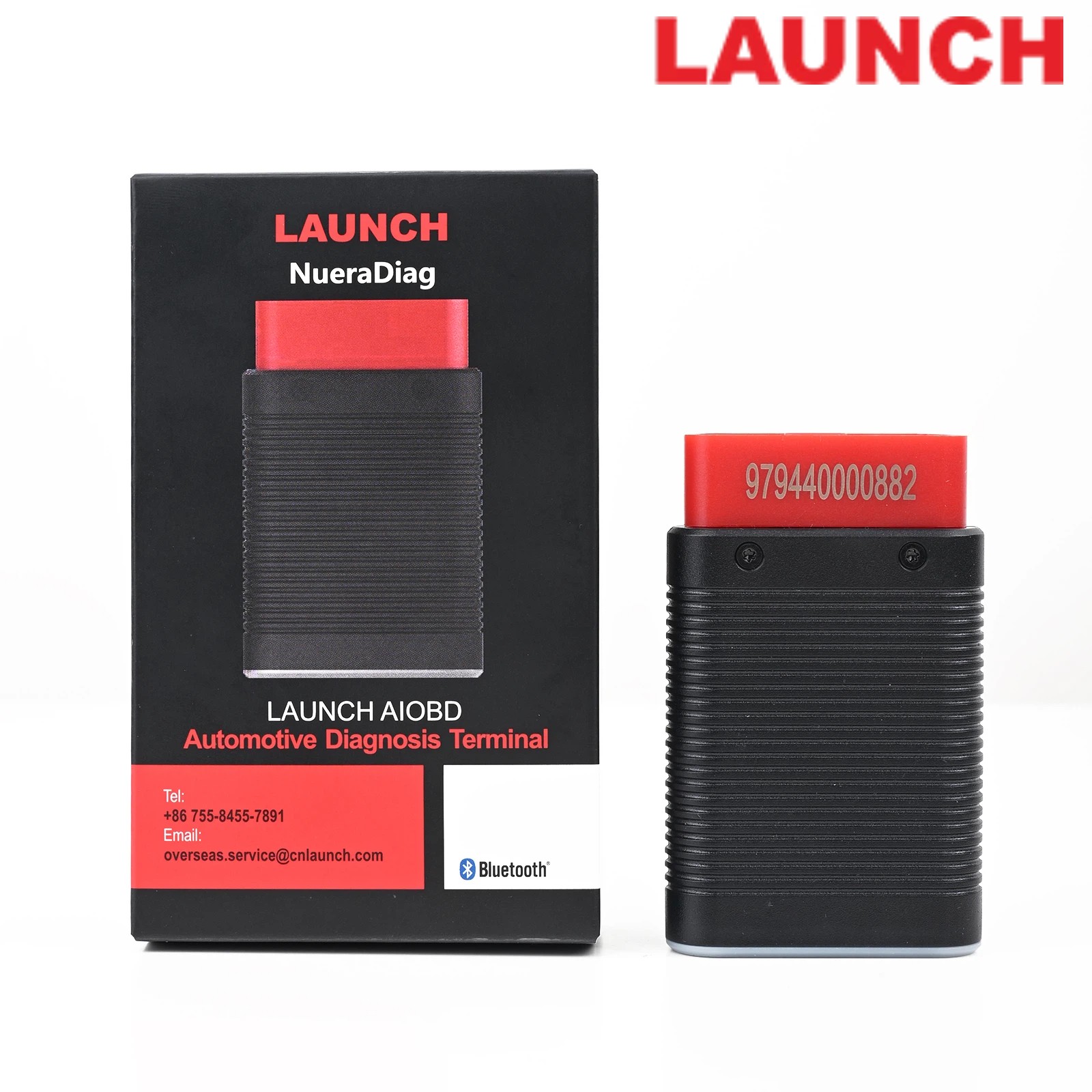 LAUNCH AIOBD Bluetooth OBD2 Scanner Full System Diagnostics for iPhone & Android