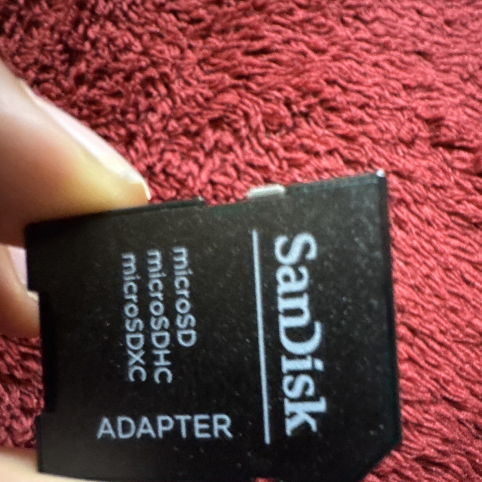 SanDisk microSD/microSDHC/microSDXC to SD Card Adapter Black