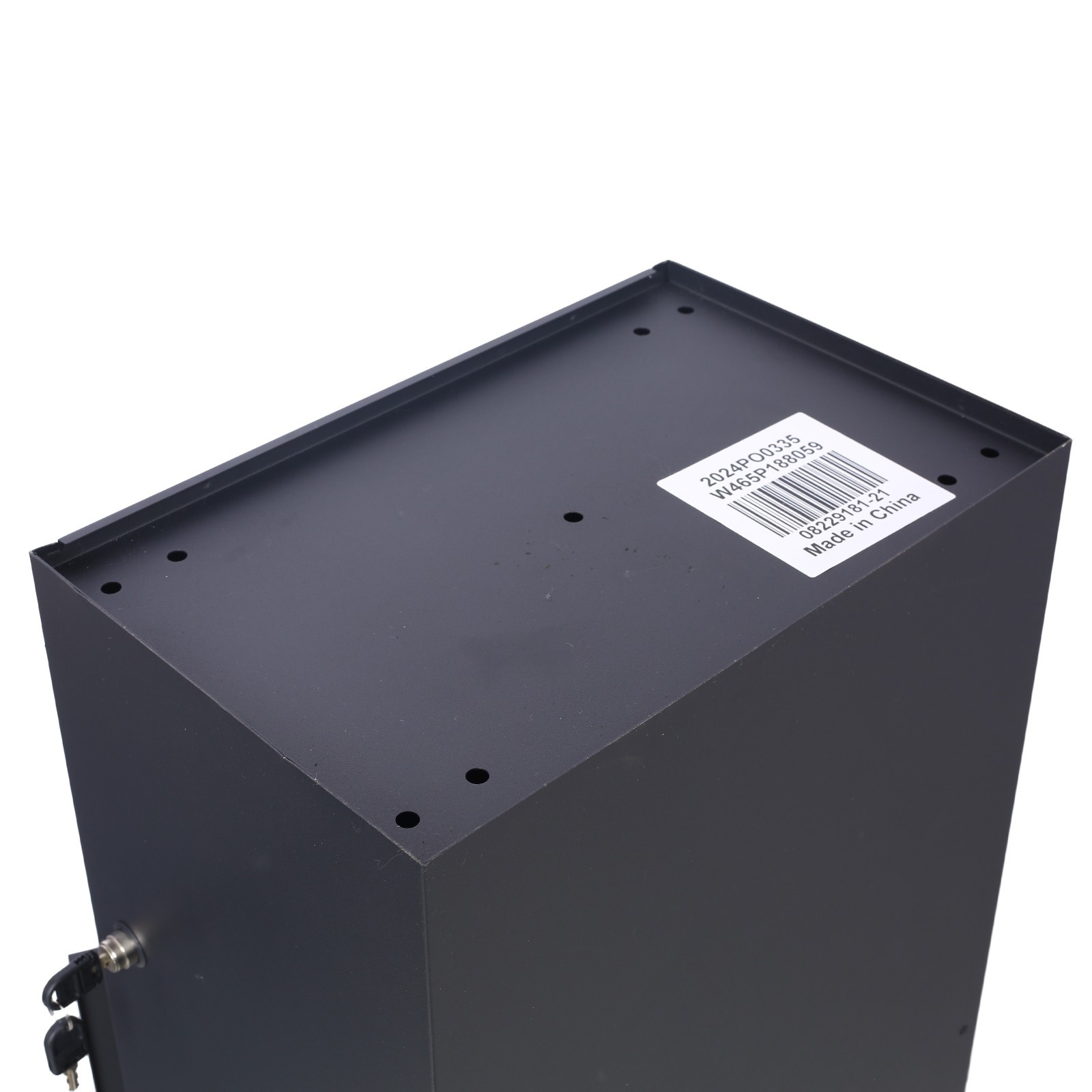 Lockable Large Parcel Drop Box Porch Mailbox with Secure Compartment