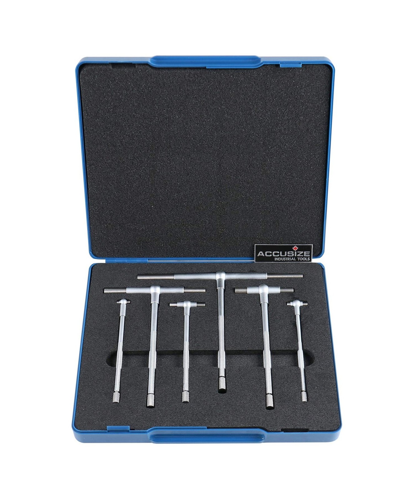 Accusize Industrial Tools Premium 5/16'' - 6", 6ps/Set Telescoping Gage Set, ...