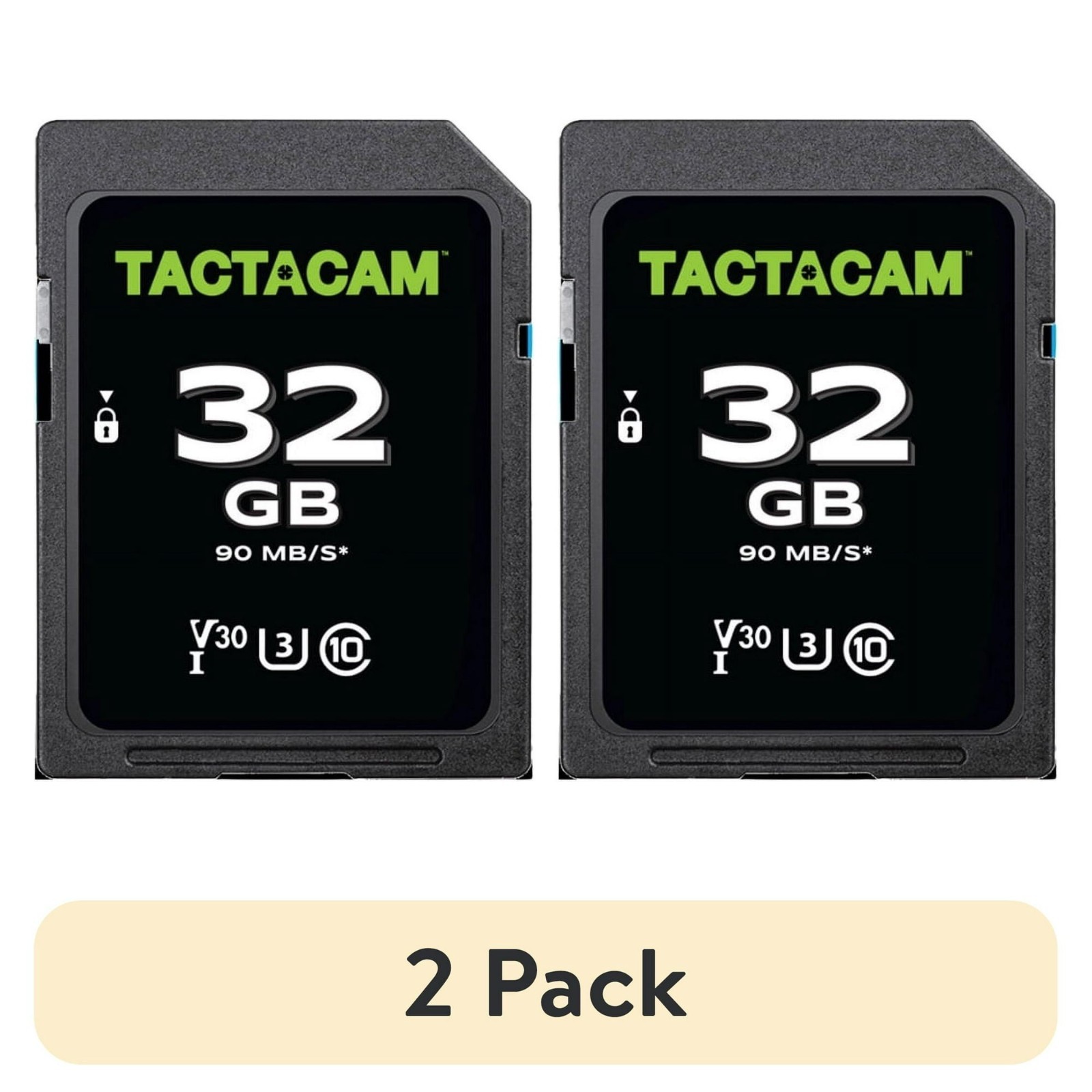 2 Pack Tactacam 32GB Full Size SD Memory Cards for Trail Cameras FREESHIP