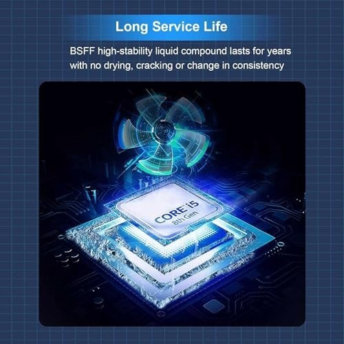 Thermal Paste CPU 1.8g for GPU IC Heatsinks Computer Non Conductive with Toolkit