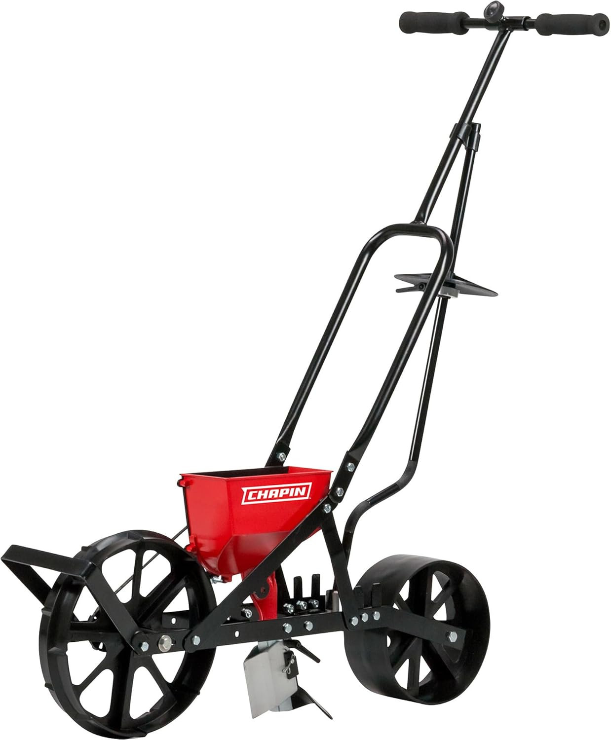 Chapin 8701B Garden Push Seeder Planter with 6 Seed Plates for up to 20 Varietie