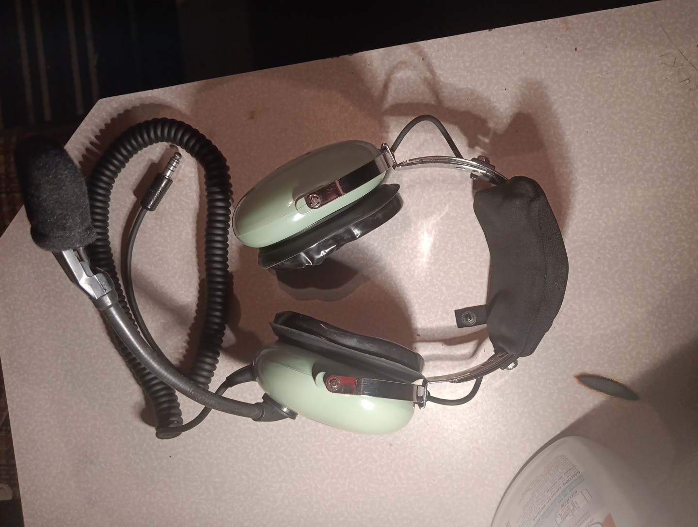 David Clark Aviation Headphones w/mic.