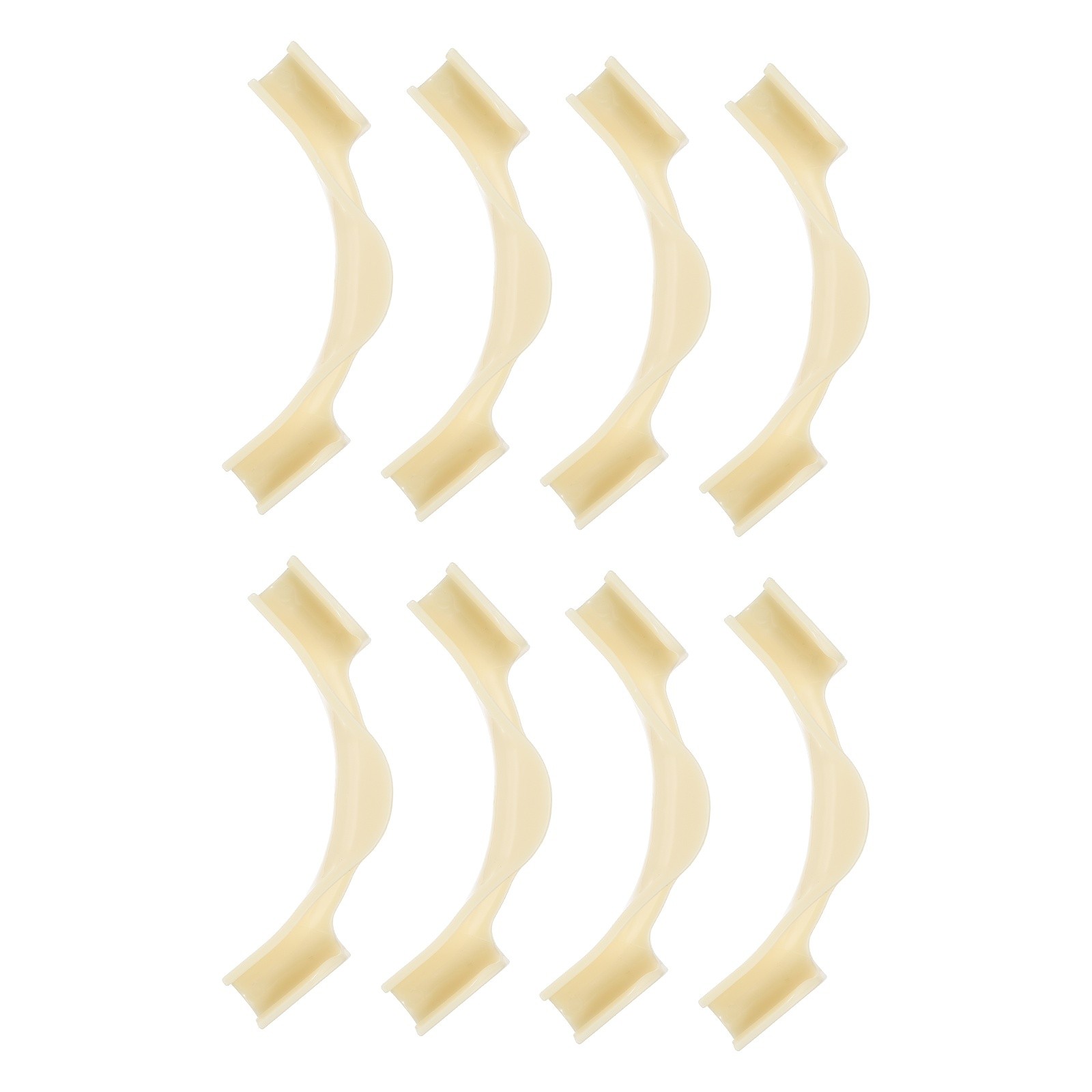 16mm PEX Tube Bend Support, 8Pcs ABS Plastic Elbow Bend Support, Light Yellow