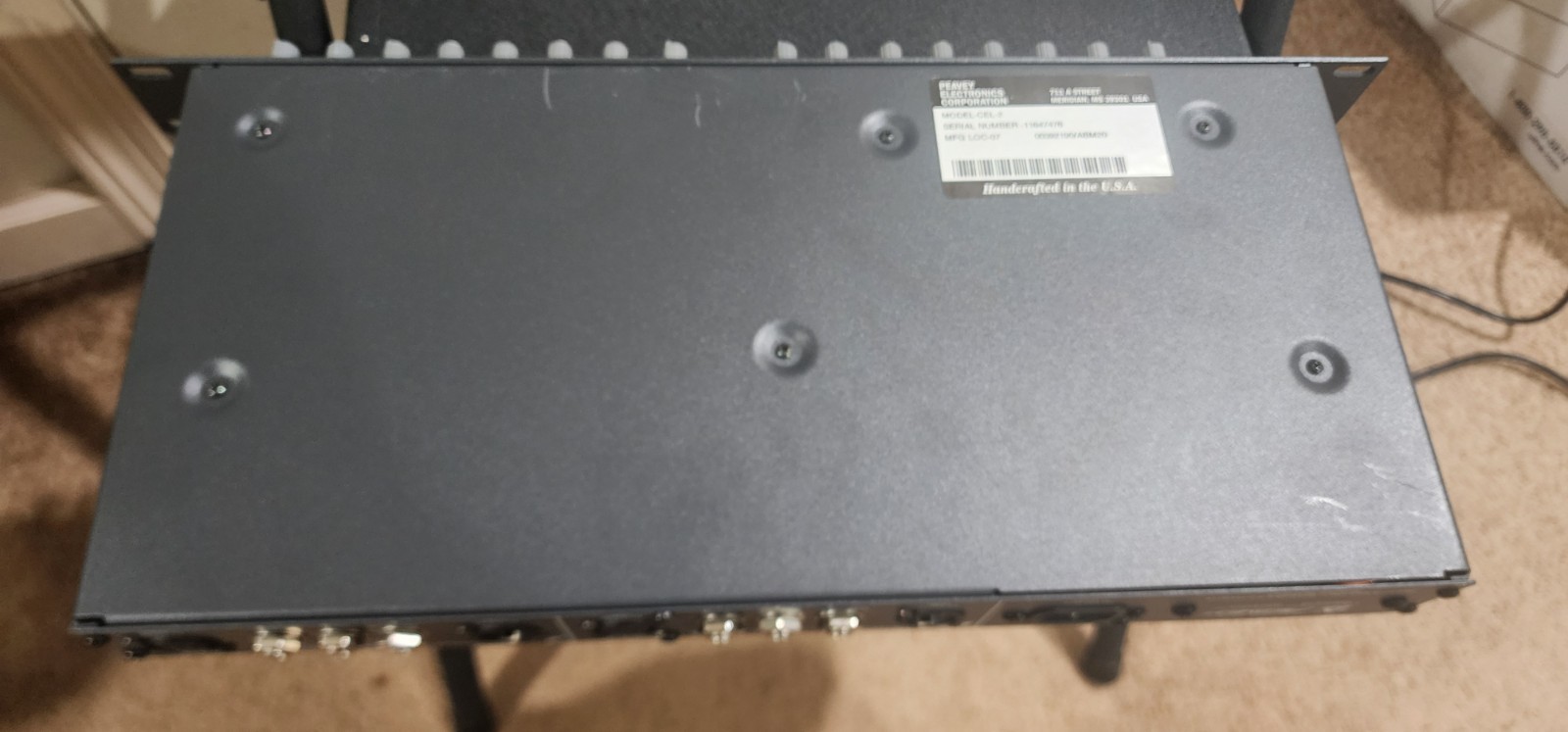 Peavey CEL 2 2-Channel Compressor Expander Limiter Gate Rackmount Processor