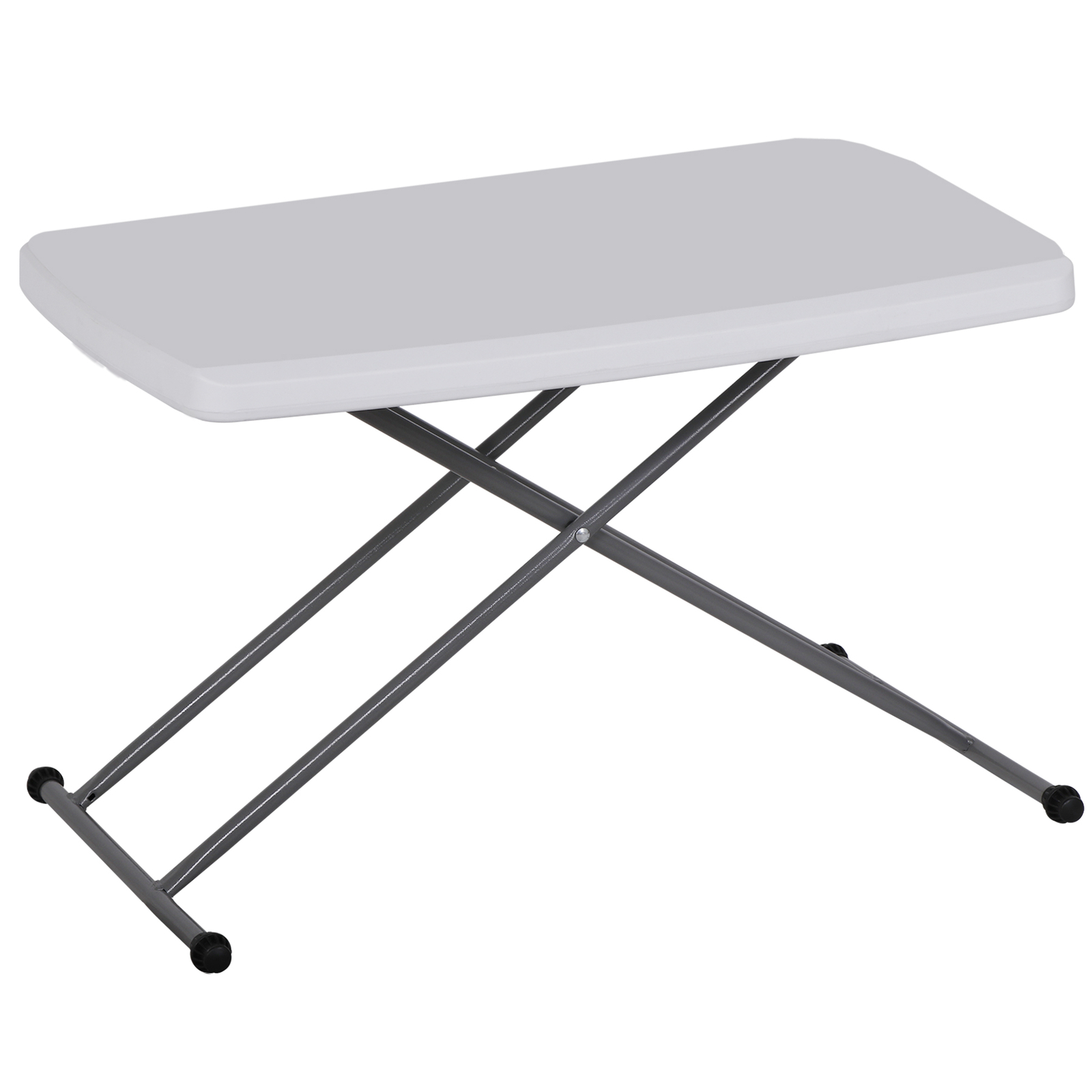 Multi-Functional 30-Inch Folding Table Portable Adjustable Height for TV Tray