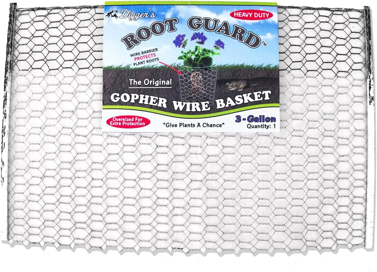 12 Heavy Duty Gopher Wire Baskets - 3-Gallon Digger's Rootguard™