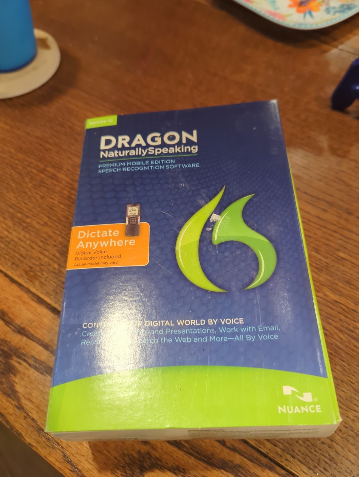 Dragon Naturally Speaking Premium Edition Speech Recognition Software Version 12
