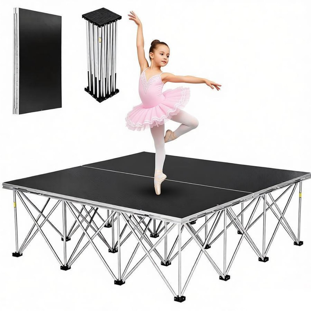 Portable Stage Platform 4x4 Foldable Small Stage Platform 48 L*16H Folding
