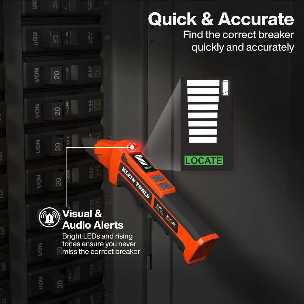 Klein Tools 4-In-1 Digital Circuit Breaker Finder