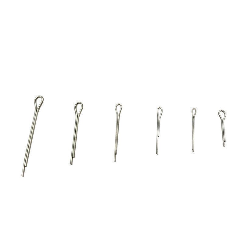 175Pcs Alloy Cotter Pin Clip Key Fastner Fitting Assortment Kit 5 Size