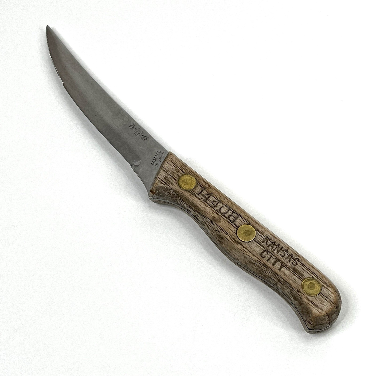 Kansas City Cutlery Steak Knife 14408 Japan Vintage Nice Clean Blade Edge