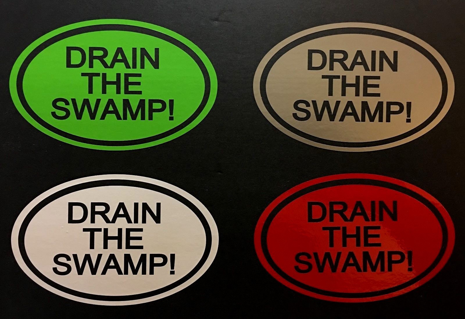1 TRUMP DRAIN THE SWAMP DECAL STICKER WINDOW BUMPER STICKER POLITICAL USA 2016