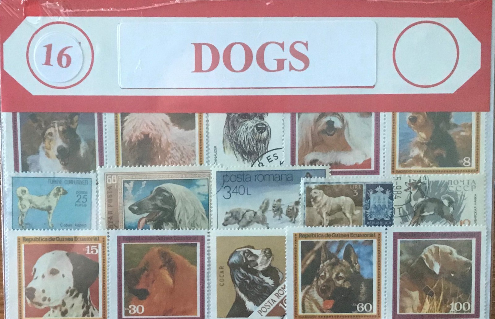 Stamp Packet - Dogs