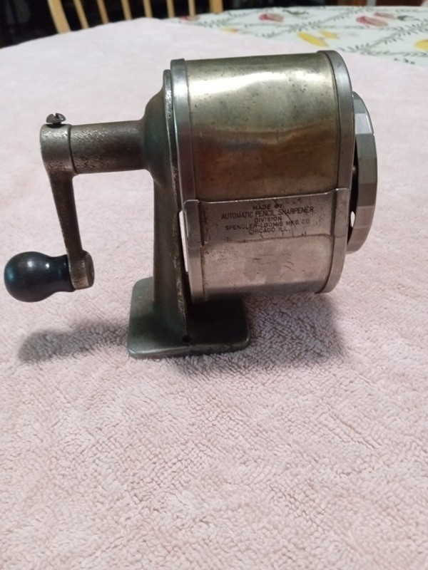 Antique Spengler-Loomis GIANT No. 2 Automatic Pencil Sharpener, Albany Marked