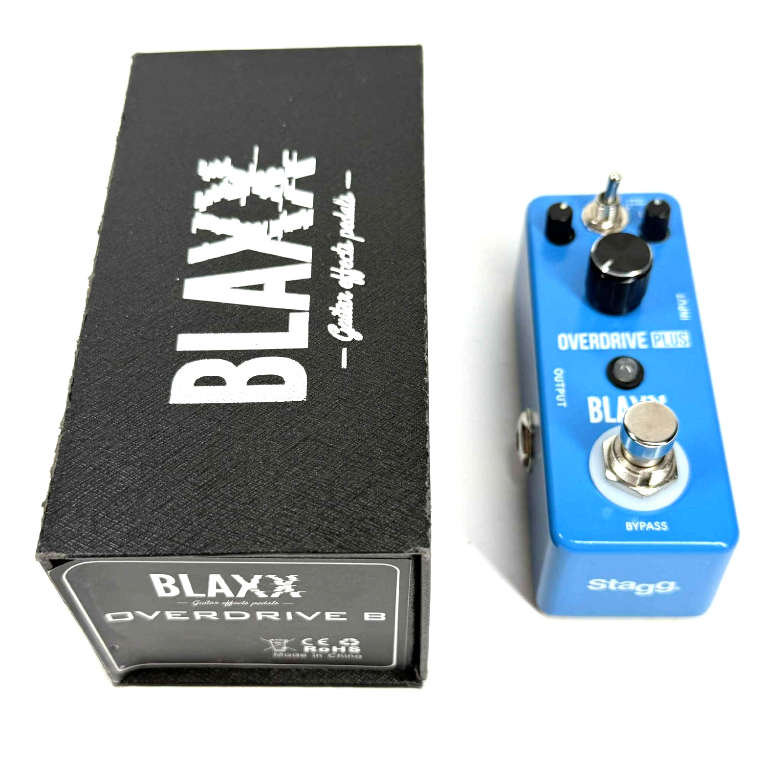Blaxx Guitar Overdrive Effect Pedal by Stagg Model BX-DRIVE B Electric