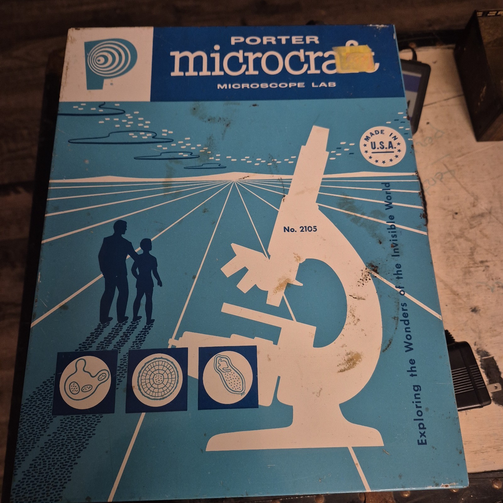 Lionel-Porter Microcraft Microscope Lab Made USA Hagerstown MD Chemical CO Metal