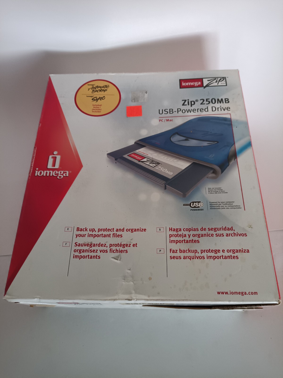 Iomega Zip Drive USB 250MB New/Missing Accessories Read Desc