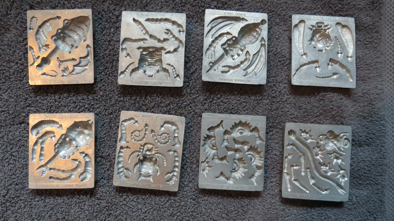 ToyMax 1994 Eeeks play set 8 mold ThingMaker complete collection--PRICE REDUCED