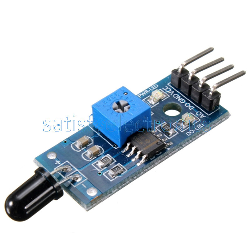 10PCS 4PIN Flame detection Sensor IR Infrared receiver control module NEW